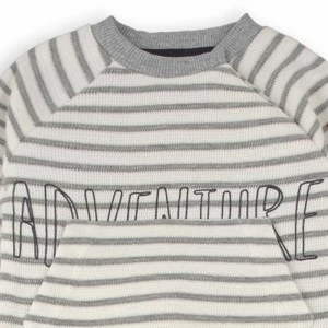 Conjunto bebe con sudadera de punto y pantal&oacute;n