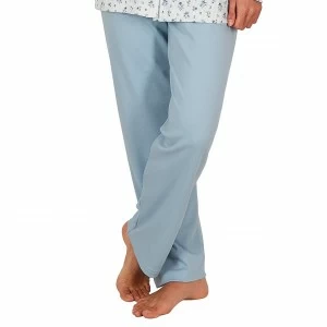 Pijama largo mujer camisa estampada