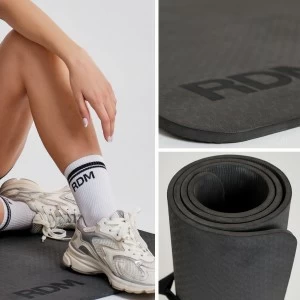 Esterilla deportiva negra 183 x 61 x1 con asas