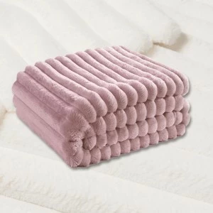 Manta coralina lisa ondas 160 x 220 pack 9 surtido