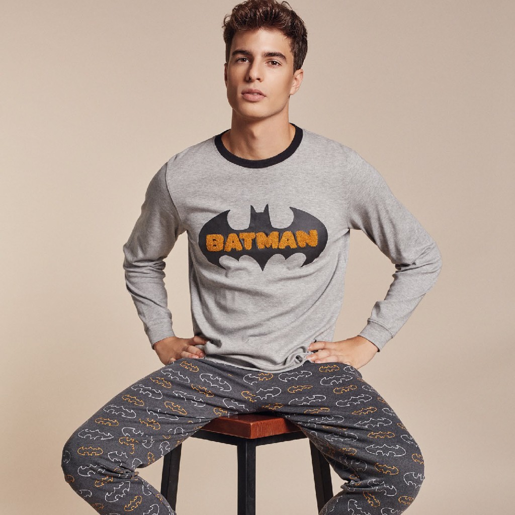 Pijama hombre algodón Batman Gisela