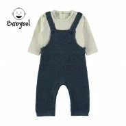 Conjunto beb&eacute; dos piezas peto y camiseta