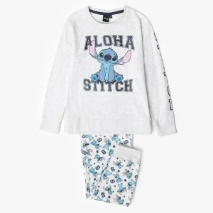 Pijama algod&oacute;n ni&ntilde;a manga larga Stich