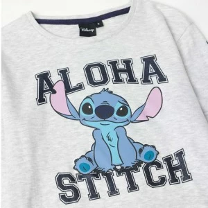 Pijama algod&oacute;n ni&ntilde;a manga larga Stich