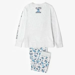 Pijama algod&oacute;n ni&ntilde;a manga larga Stich