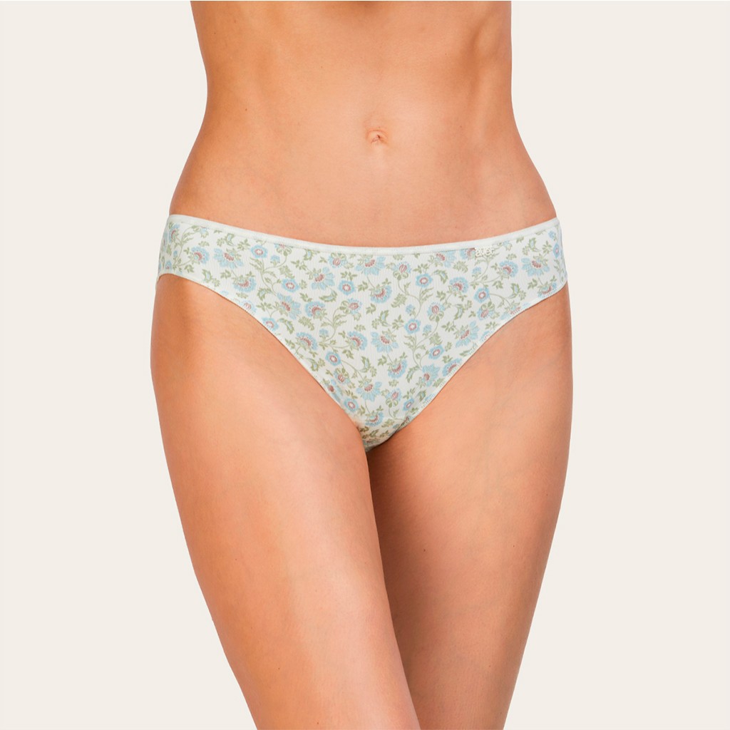 Braga bikini mujer microfibra estampada flores