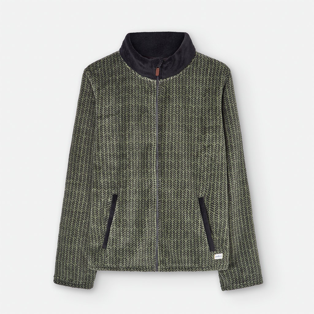 Bata corta hombre estampada con cremallera