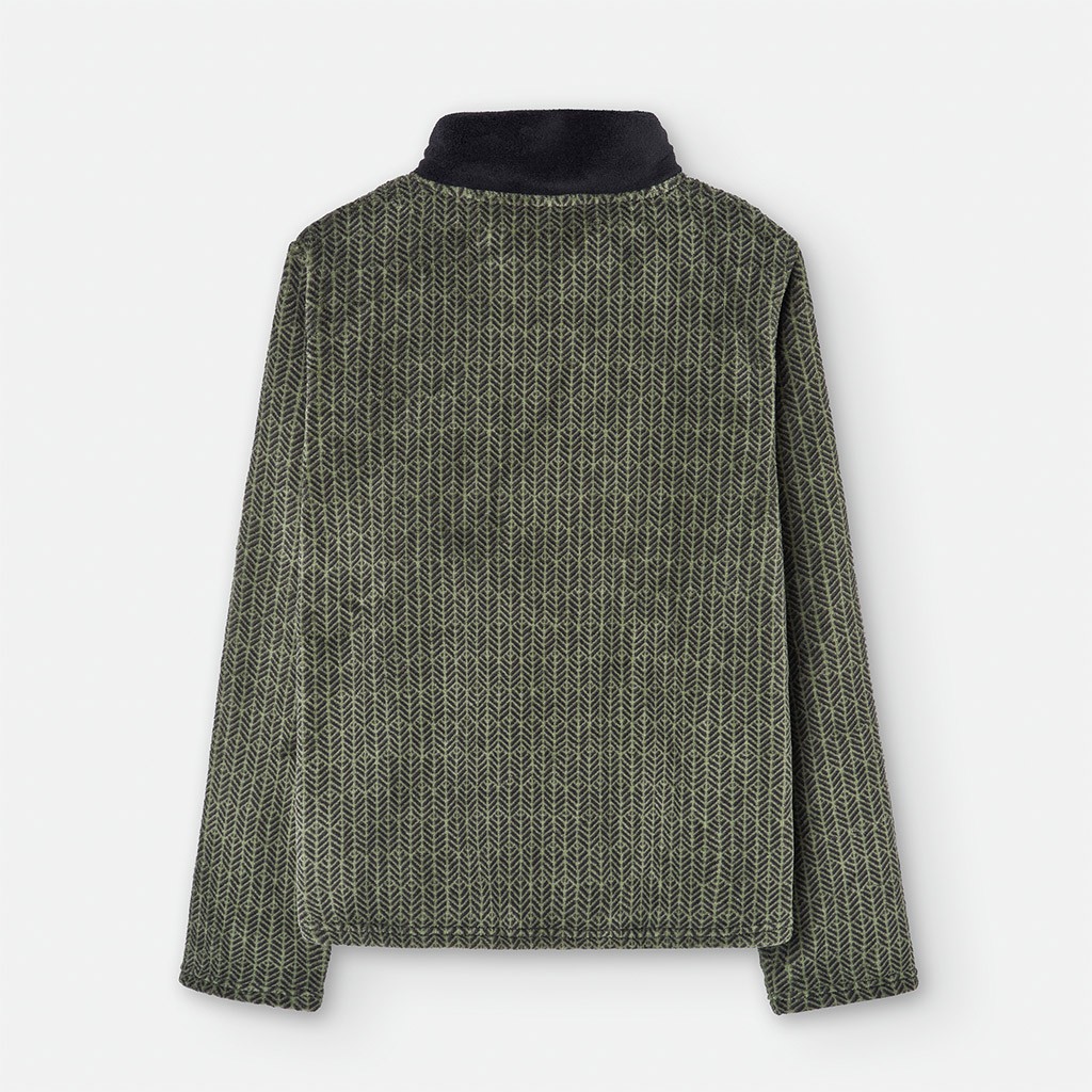 Bata corta hombre estampada con cremallera