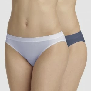 Bragas bajas sin costuras microfibra pack 2