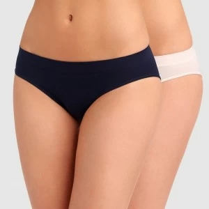 Bragas bajas sin costuras microfibra pack 2