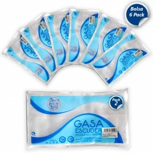Gasa bebe blanca algod&oacute;n Pack x2