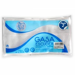 Gasa bebe blanca algod&oacute;n Pack x2