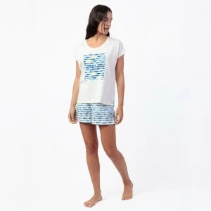 Pijama mujer algod&oacute;n estampado