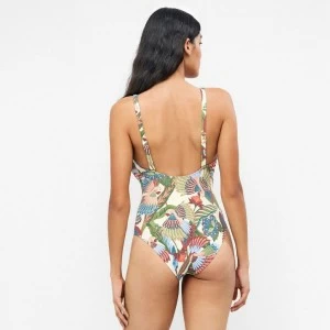 Ba&ntilde;ador una pieza mujer estampado