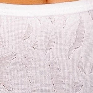 Braga cl&aacute;sica mujer calada con camal en dobladillo