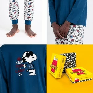 Pijama algod&oacute;n hombre dise&ntilde;o Snoopy 