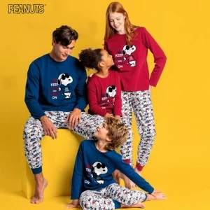 Pijama algod&oacute;n hombre dise&ntilde;o Snoopy 