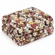 Manta coralina estampada dibujos Snoopy