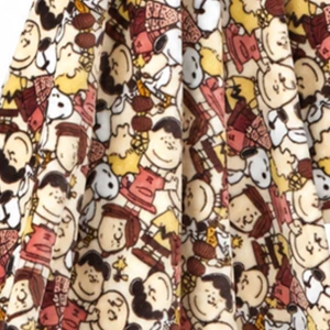 Manta coralina estampada dibujos Snoopy