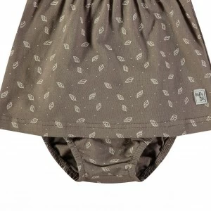 Vestido beb&eacute; manga corta algod&oacute;n