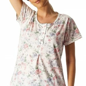 Pijama mujer manga corta estampado