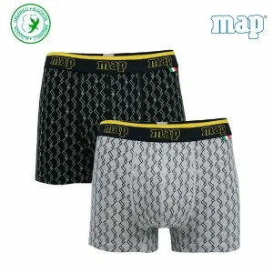 B&oacute;xer hombre algod&oacute;n org&aacute;nico estampado geometric