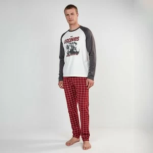 Pijama hombre manga larga dise&ntilde;o Los Goonies