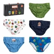 Slip algod&oacute;n infantil pack 5 Marvel