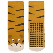Calcet&iacute;n ni&ntilde;os antideslizantes dise&ntilde;o tigres