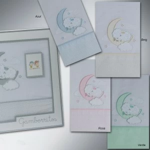 Juego sabanas maxicuna 3 piezas algod&oacute;n bordada