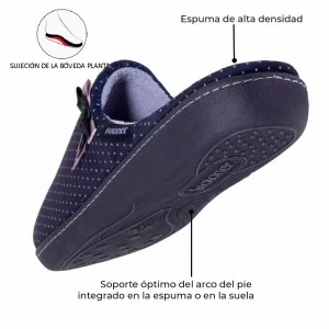 Zapatilla chinela mujer abierta suela ergon&oacute;mica