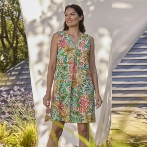 Camisola vestido mujer microfibra estampada