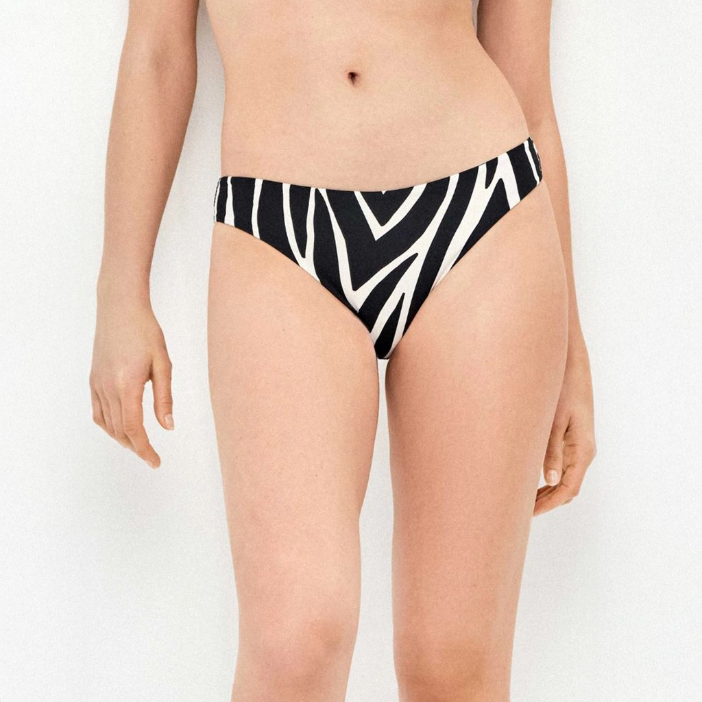 Braga bikini ba&ntilde;o mujer estampado cebra