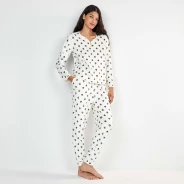 Pijama mujer estamapado tejido suave