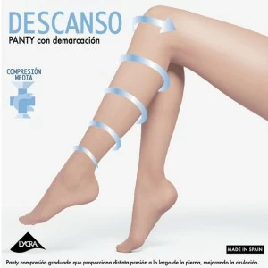 Panty compresi&oacute;n especial cansancio 20 den.