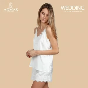 Pijama mujer sat&eacute;n lencero colecci&oacute;n novia