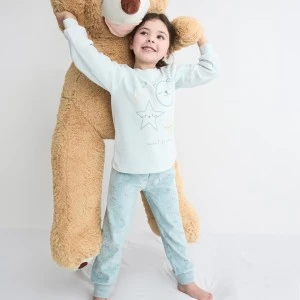 Pijama ni&ntilde;a manga larga tundosado
