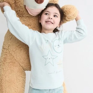 Pijama ni&ntilde;a manga larga tundosado