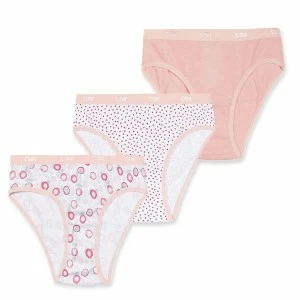 Braga bikini ni&ntilde;a pack x3 estampada algod&oacute;n