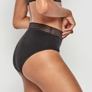 Braga alta menstrual algod&oacute;n elastano