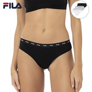 Bikini mujer pack x 3 algod&oacute;n cintura logo 