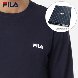 Pijama de hombre de algod&oacute;n con logos estampados