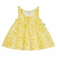 Vestido beb&eacute; estampadoamarillo