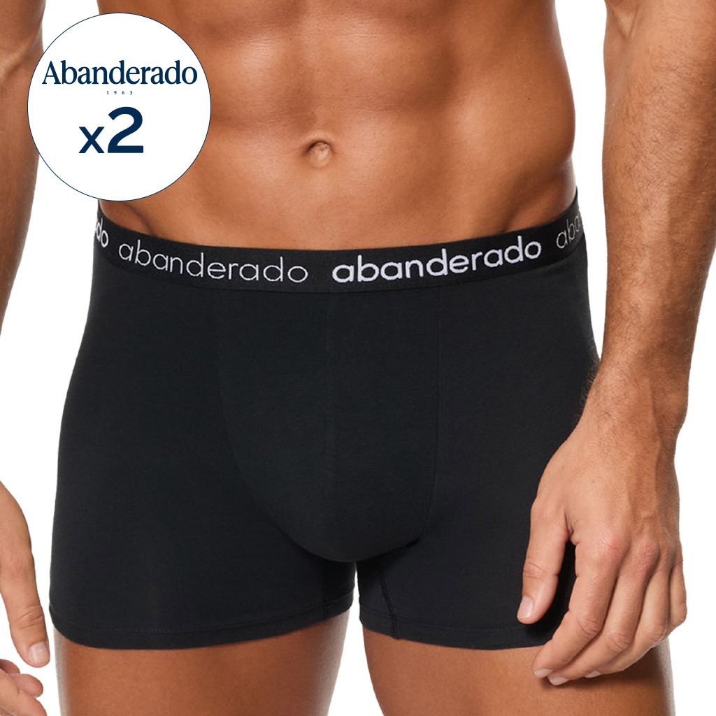 Boxer hombre blister x2 algodón elástico Day pack