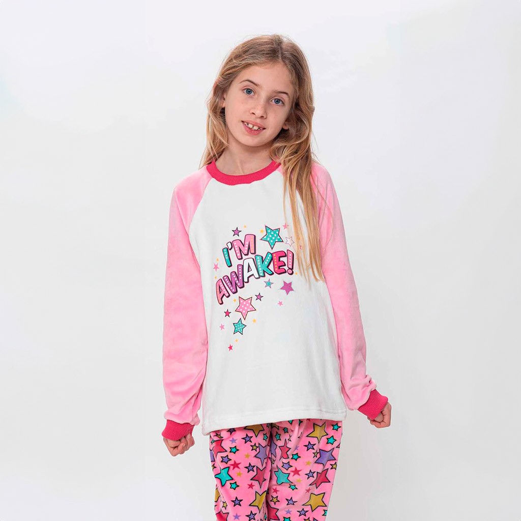 Pijama niña estampado estrellas