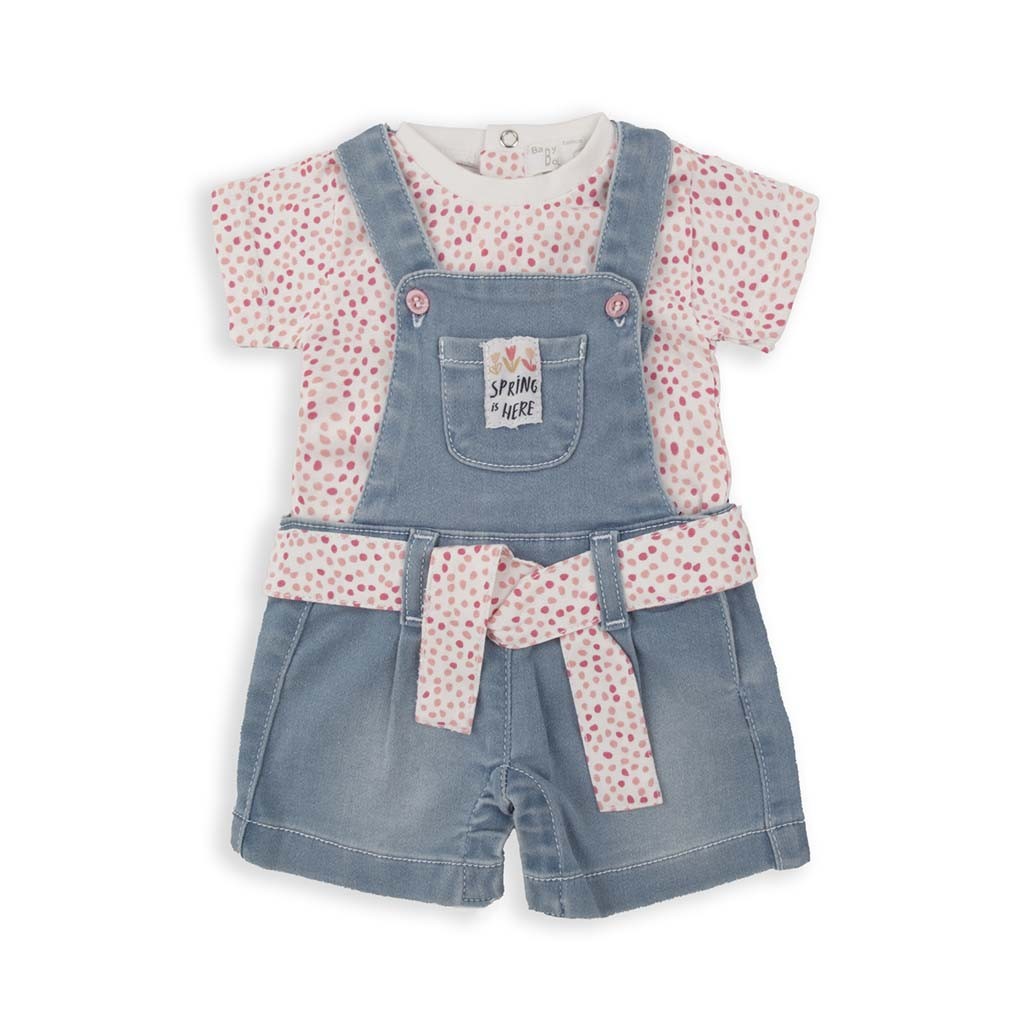 Conjunto bebe peto y camiseta