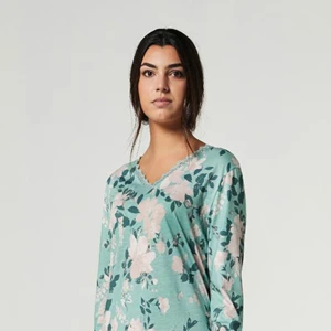 Camis&oacute;n largo mujer estampado floral