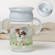 Taza de aprendizaje con asas coleccion perrito