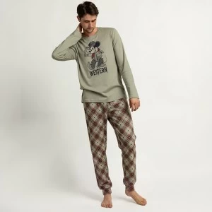 Pijama hombre algod&oacute;n Mickey Mouse