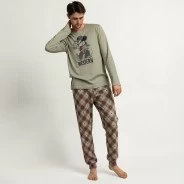 Pijama hombre algod&oacute;n Mickey Mouse